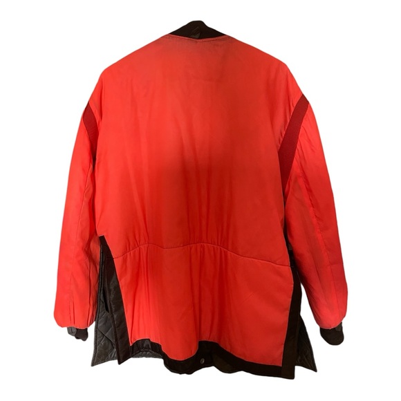 Vintage Protector Montreal Security Winter  Bomber Jacket Sz 46 Long Brown - Picture 5 of 16